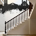 Tirana Skyline Black & White Mural Wallpaper - room preview 05
