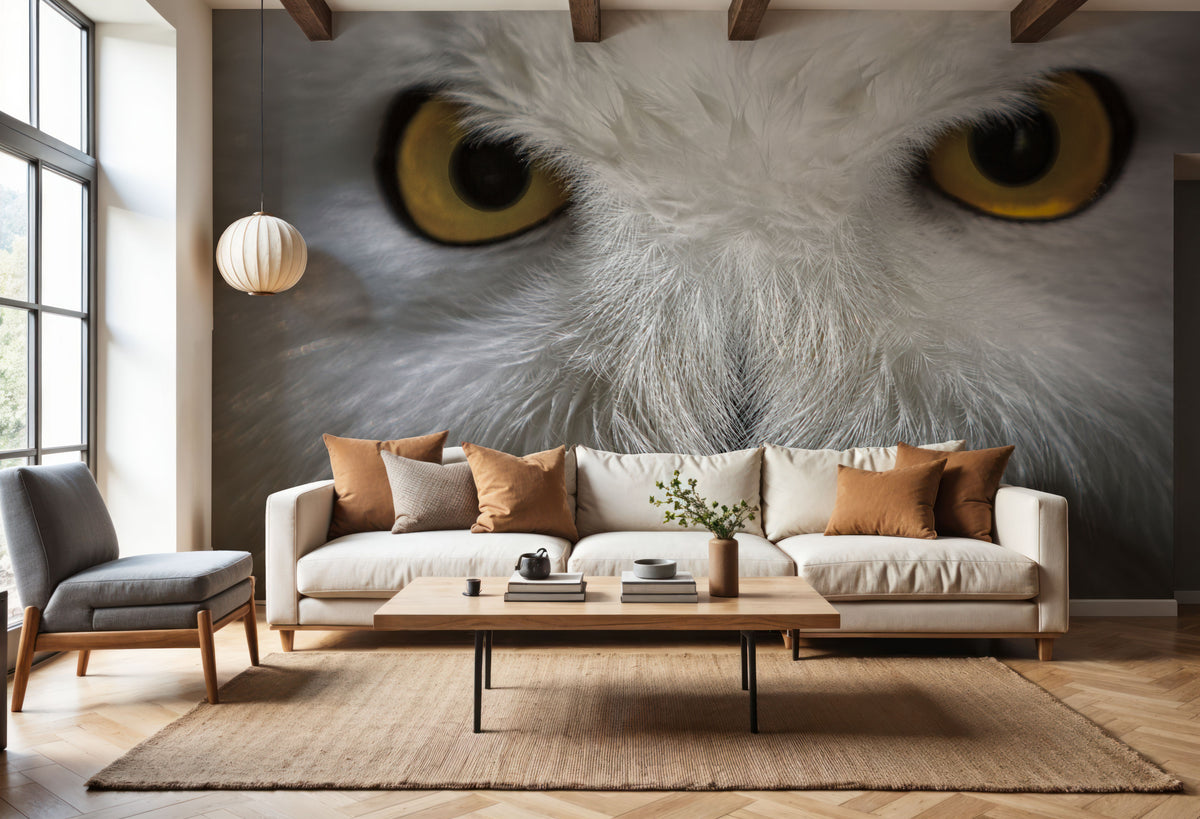 The Owl Star Mural Wallpaper - room preview 05