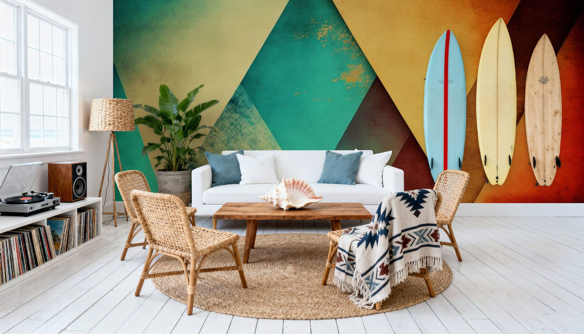 Dwellpaper Abstract Egypt Mural Wallpaper image 5