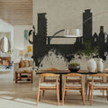Sunderland England Skyline Concrete Mural Wallpaper - room preview 05