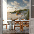 Grass Beach Mural Wallpaper - room preview 05
