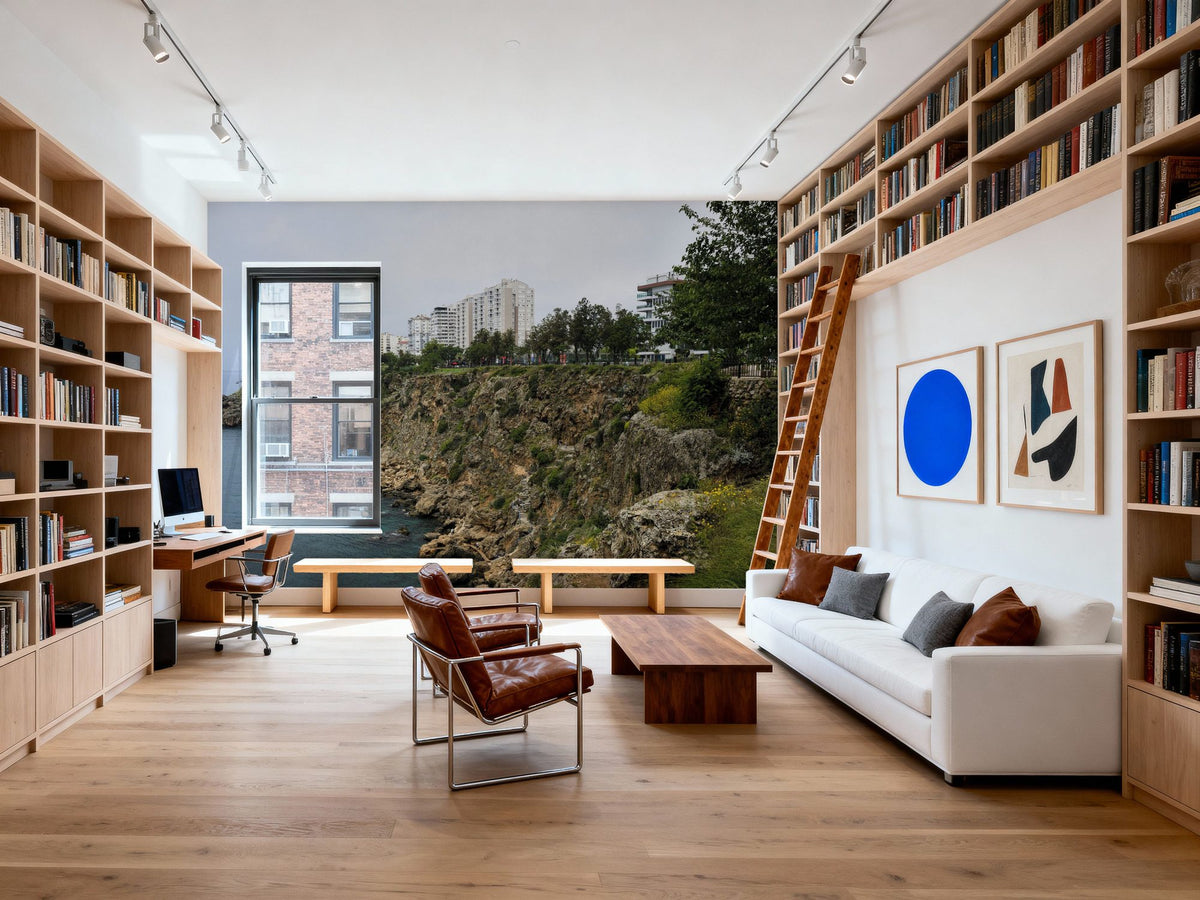 Cliffside Vista Mural Wallpaper - room preview 05