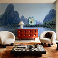 Emerald Karst Valley Mural Wallpaper - room preview 05