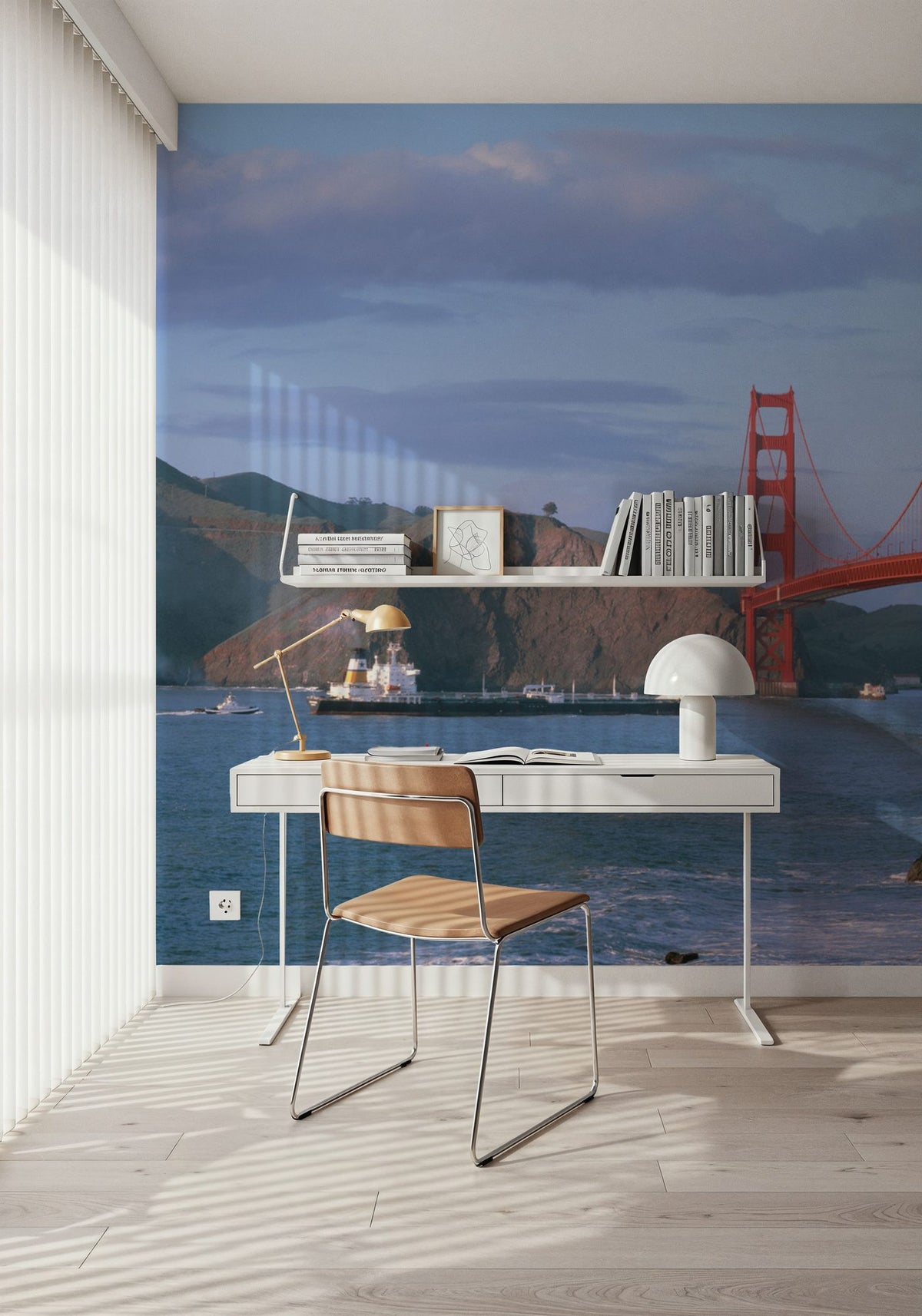 Bay Area Icon Mural Wallpaper - room preview 05