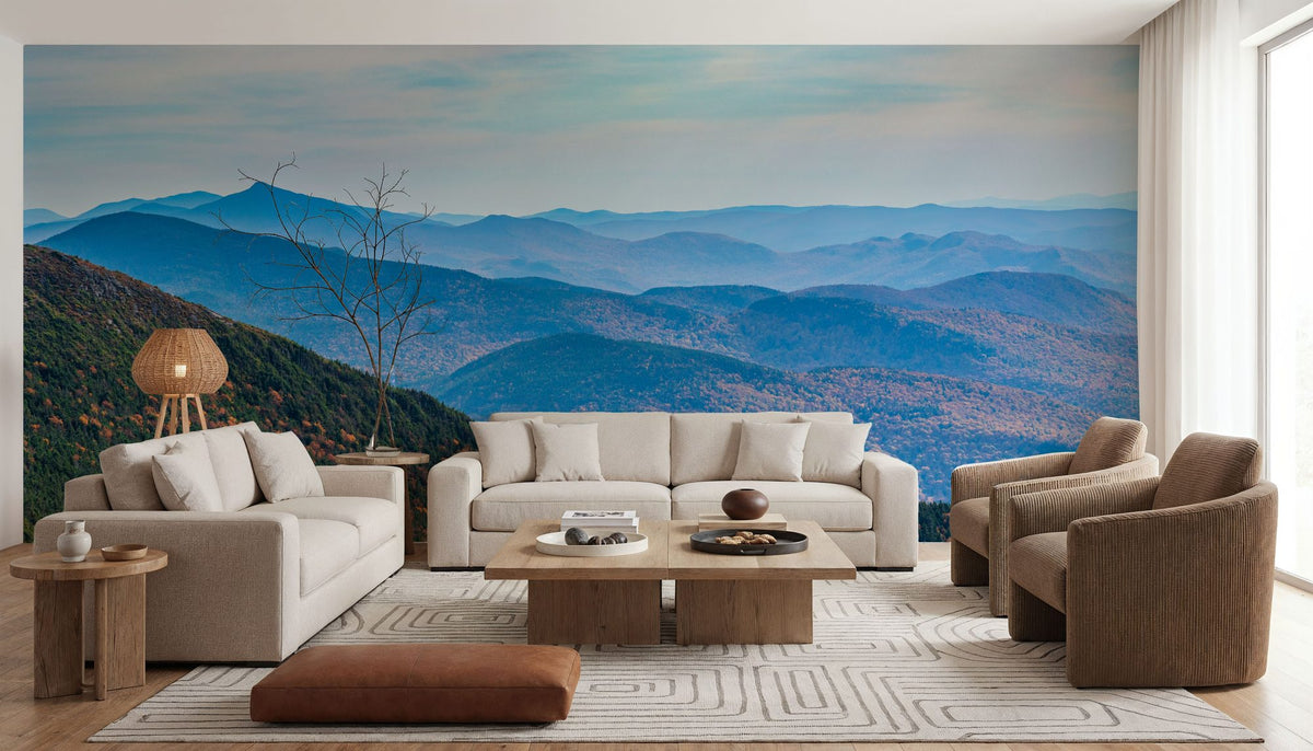 Rolling Forest Vista Mural Wallpaper - room preview 05