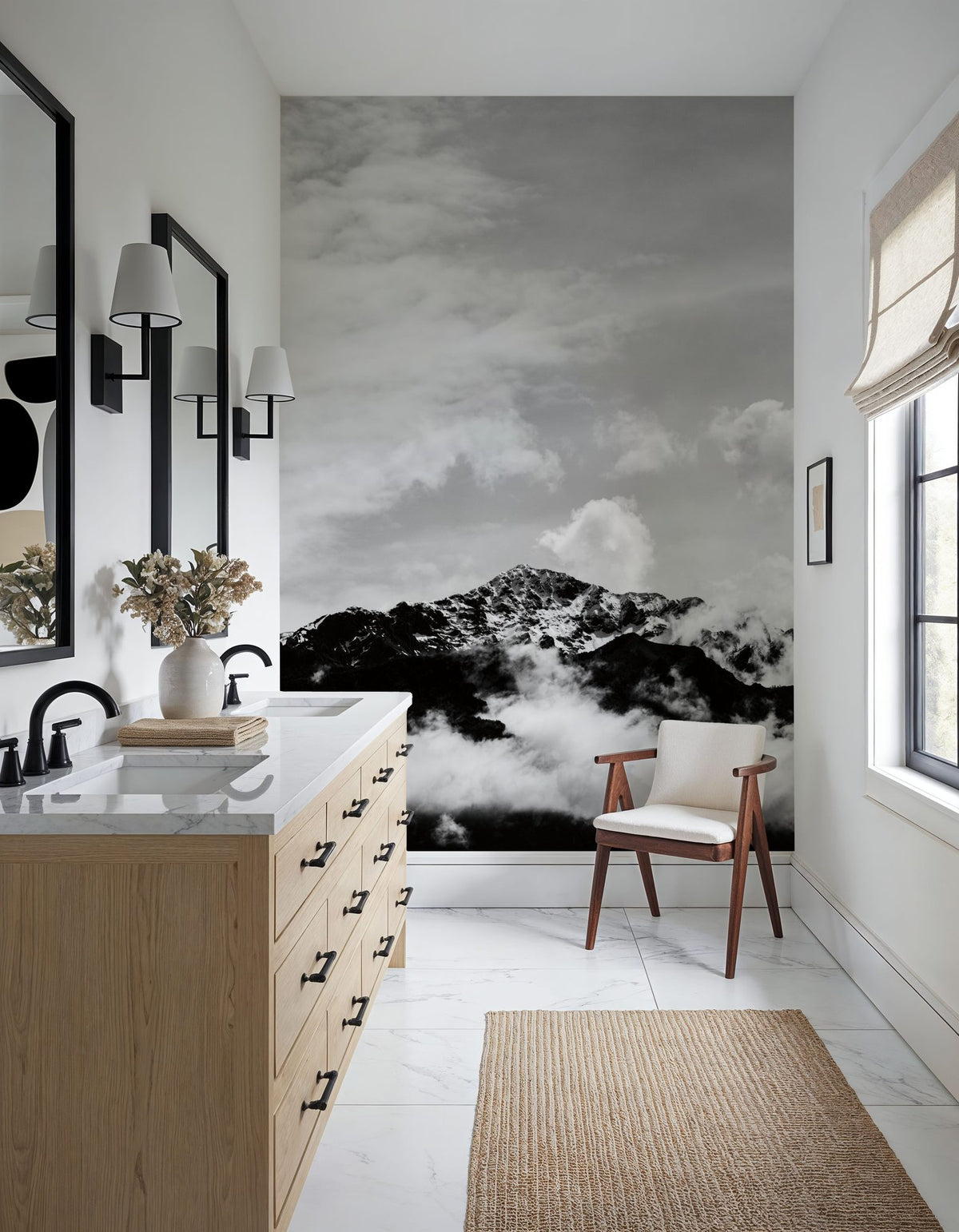 The Mountain Top Mural Wallpaper - room preview 05