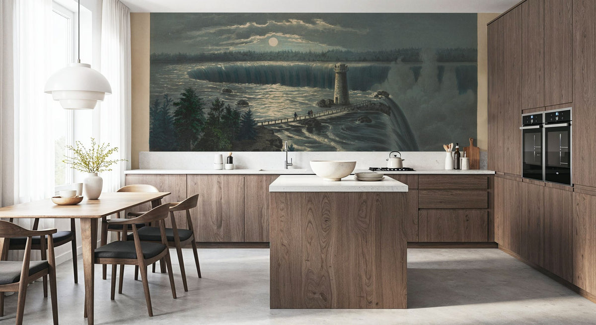 Niagara Falls 1860 Mural Wallpaper - room preview 05