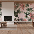 Contemporary Clematis Mural Wallpaper - room preview 05