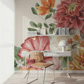 Amber Blossoms IV Mural Wallpaper - room preview 05