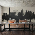 Las Vegas Nevada Skyline Concrete Mural Wallpaper - room preview 05