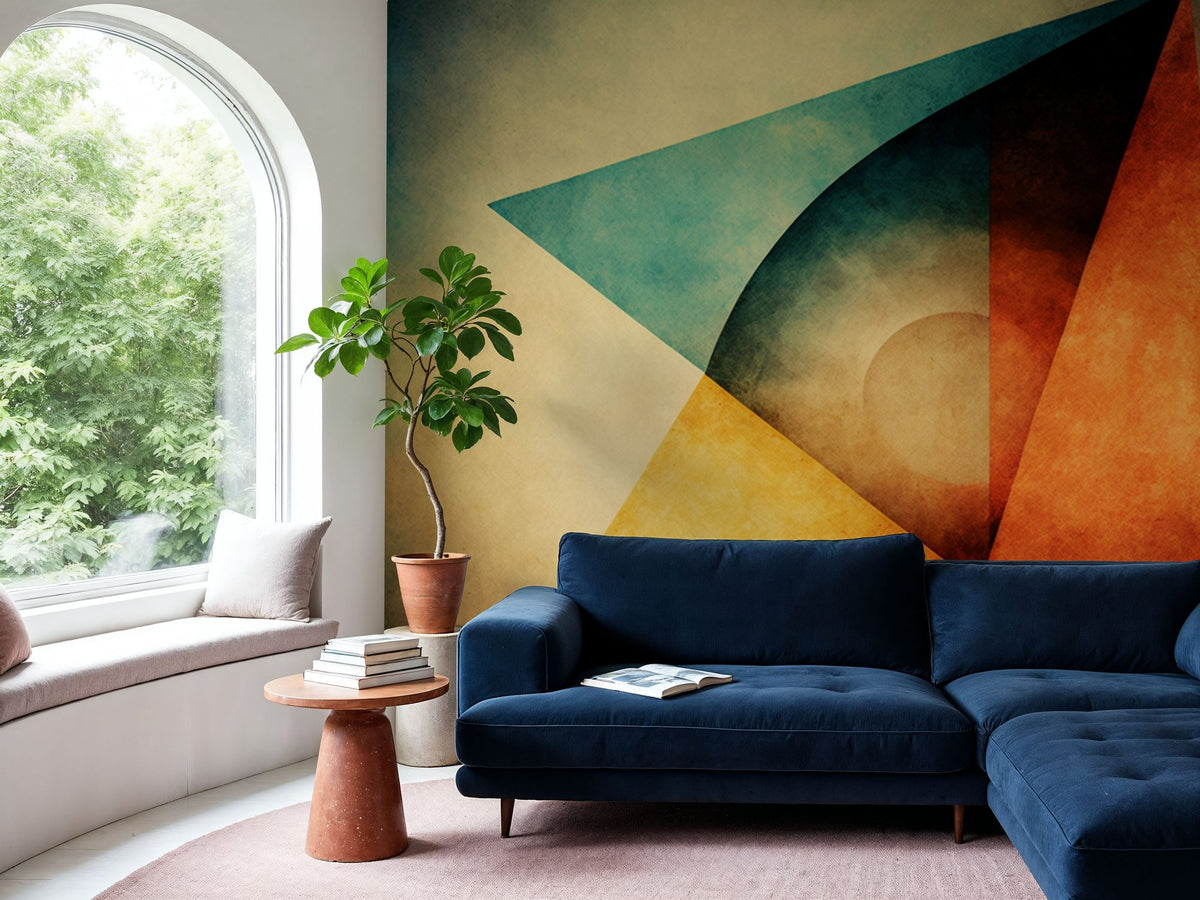 Autumn Rain and Warmth Mural Wallpaper - room preview 05