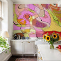 Hypnotic Tree Mural Wallpaper - room preview 05