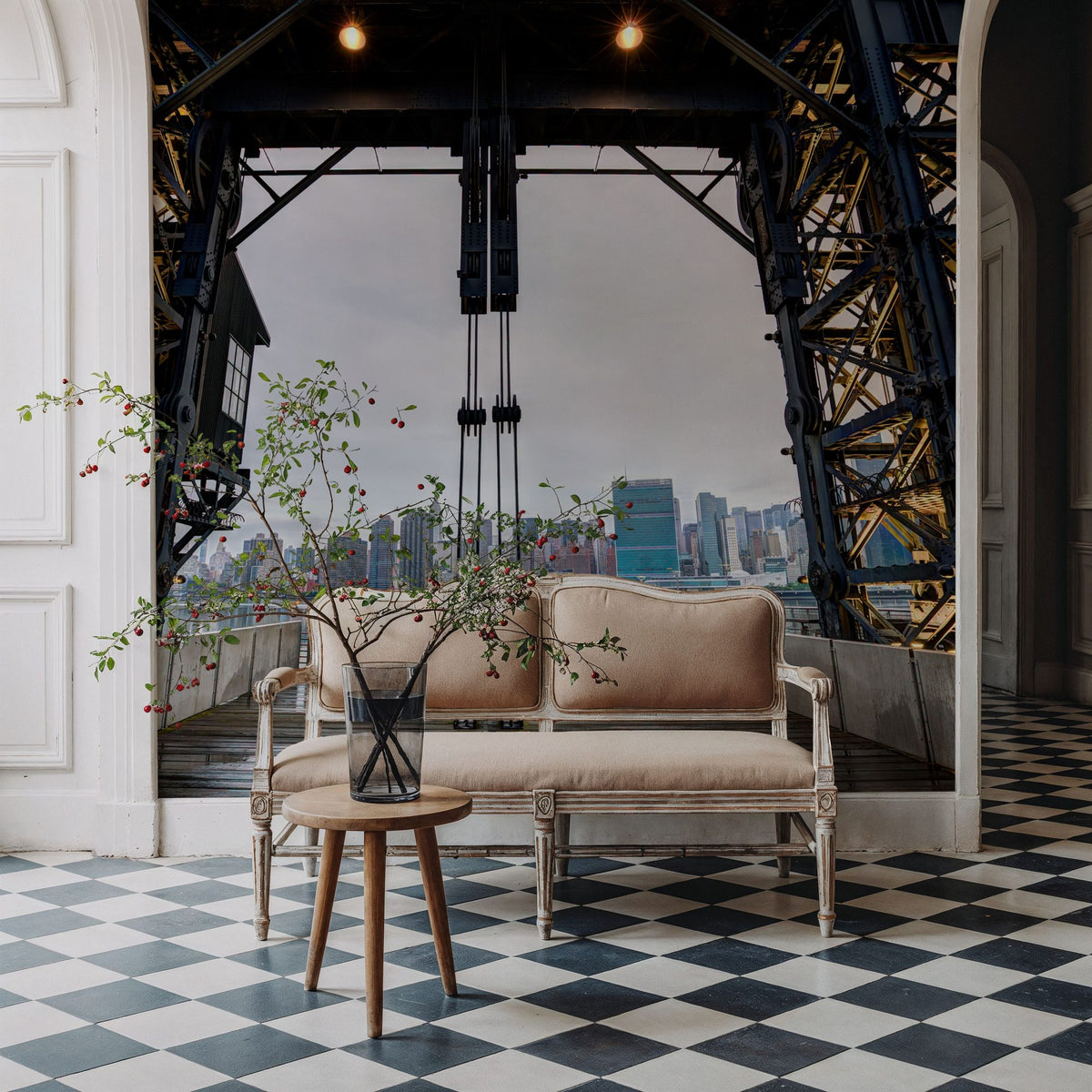 East River Floodgates Mural Wallpaper - room preview 05