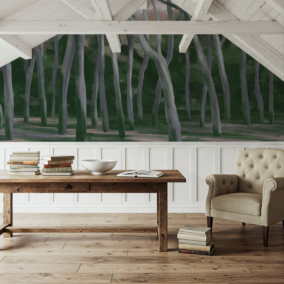 Dune Forest, Dusk Mural Wallpaper - room preview 05
