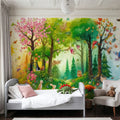 Forest Through the Seasons Mural Wallpaper - room preview 05