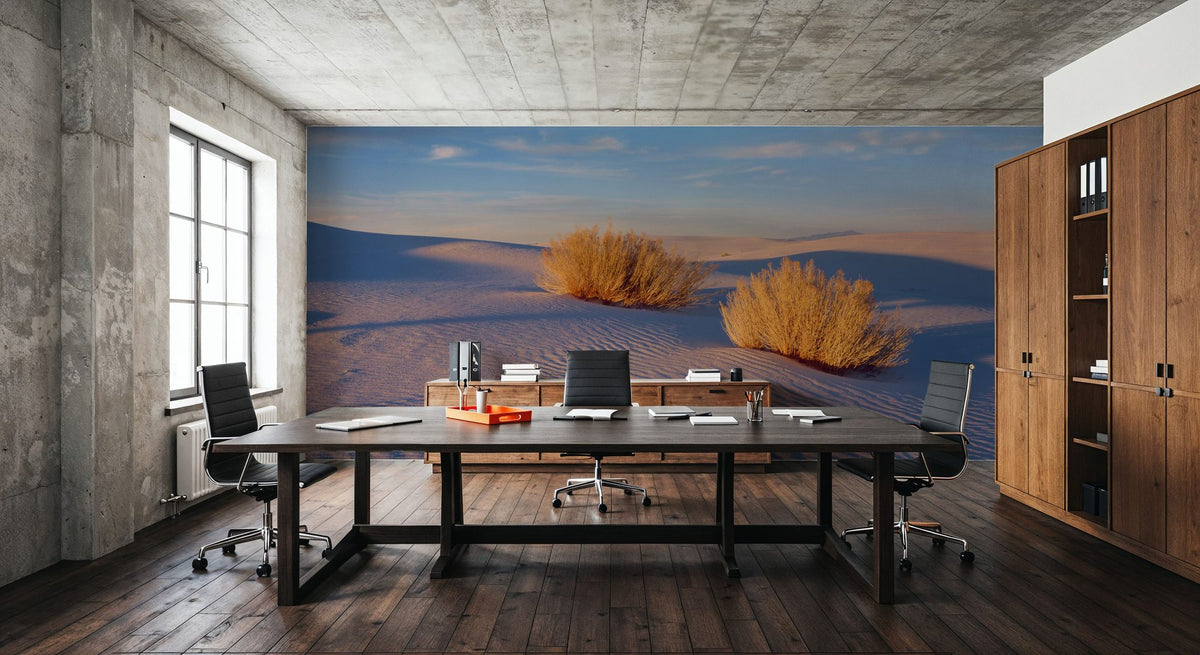 Golden Dune Shadows Mural Wallpaper - room preview 05