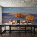 Golden Dune Shadows Mural Wallpaper - room preview 05