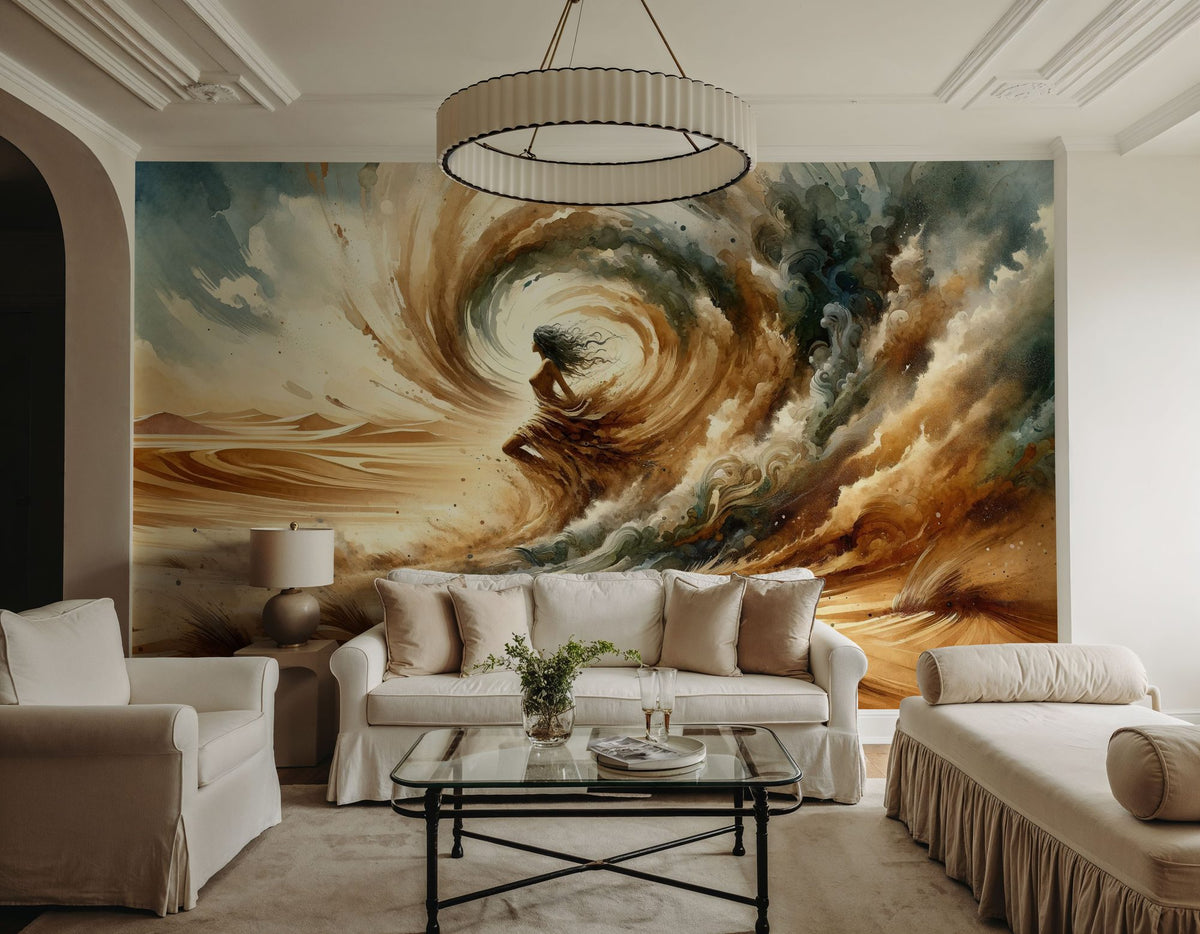 Enchantment of the Desert Gale Mural Wallpaper - room preview 05
