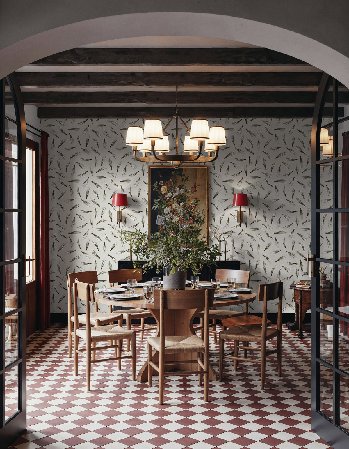 Pine Needles Mural Wallpaper - room preview 05