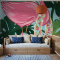 Flamingo Happy Hour II Mural Wallpaper - room preview 05