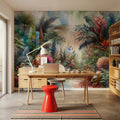 Lush Tropical Eden Mural Wallpaper - room preview 05
