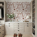 Rustic Foliage Branches Mural Wallpaper - room preview 05