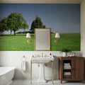 Tranquil Tree Line Mural Wallpaper - room preview 05