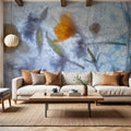 Frosted Blossom Mural Wallpaper - room preview 05