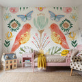 Wild Blooms III Mural Wallpaper - Light Tone - room preview 05