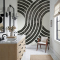 Over the Rainbow Mural Wallpaper - Neutral Tone - room preview 05