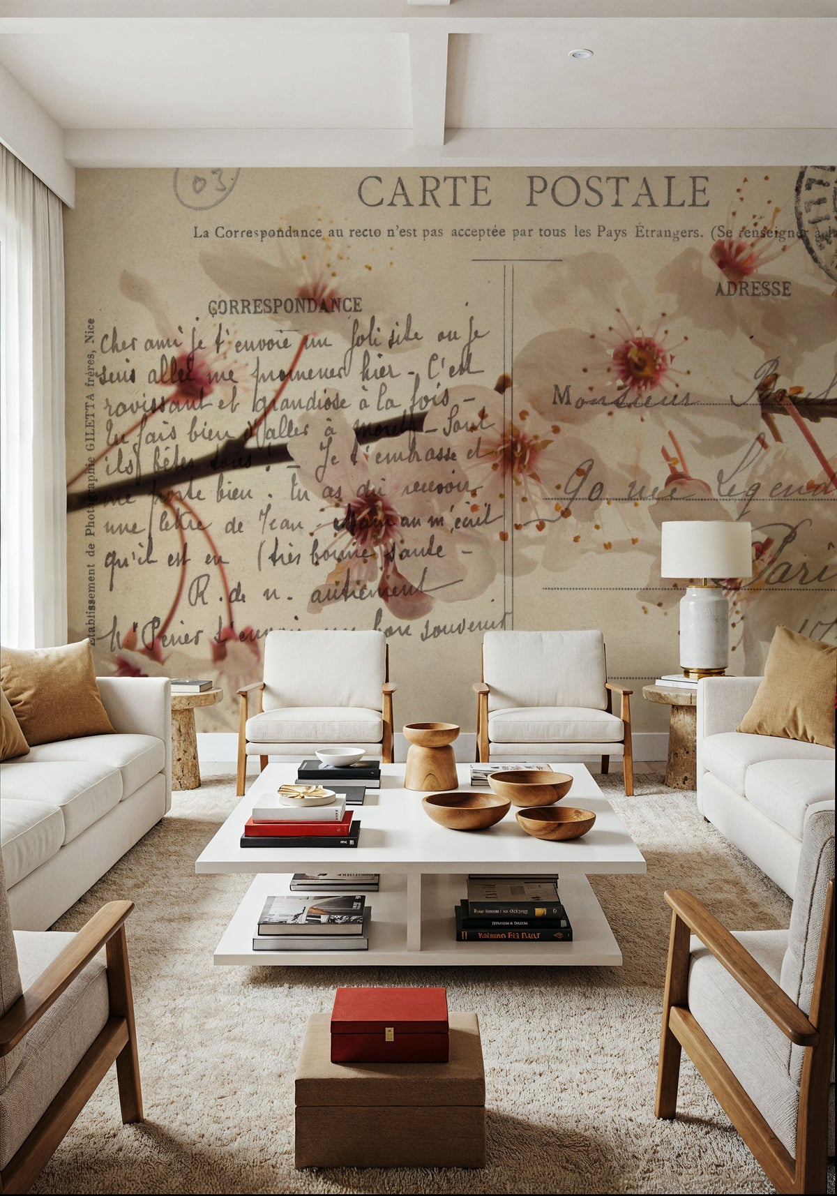 Letters to My Love I Mural Wallpaper - room preview 05