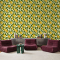 Trailing Lemons, Cream Mural Wallpaper - room preview 05