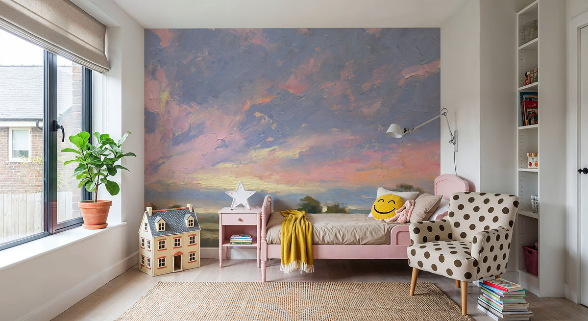 Skies Aglow Mural Wallpaper - room preview 05