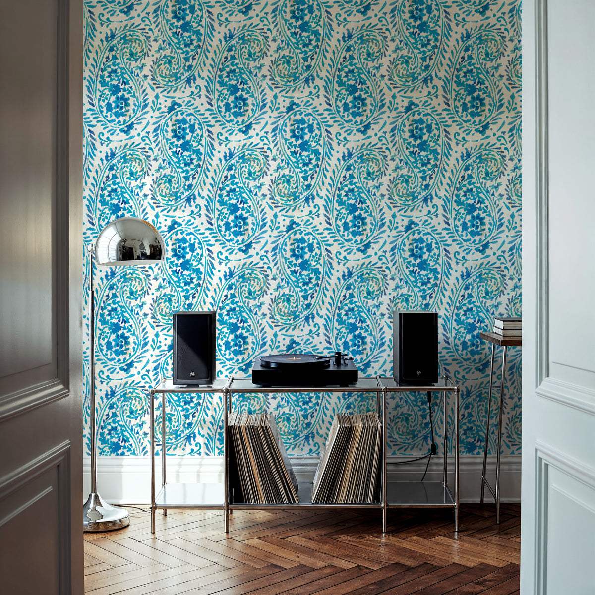 Rustic Floral Mural Wallpaper - room preview 05