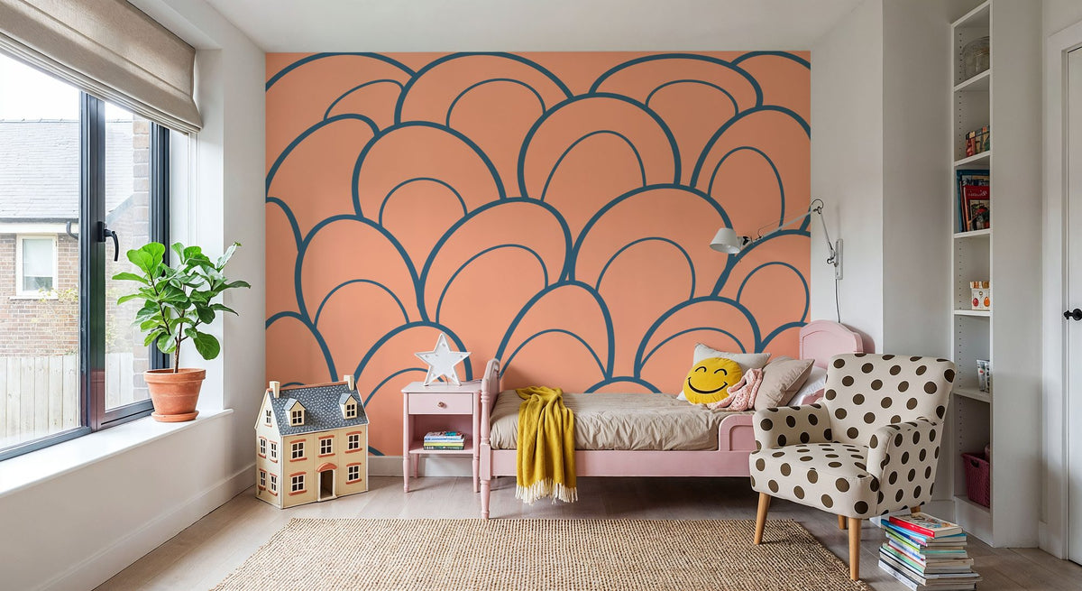 Silver Mountains Mural Wallpaper - room preview 05