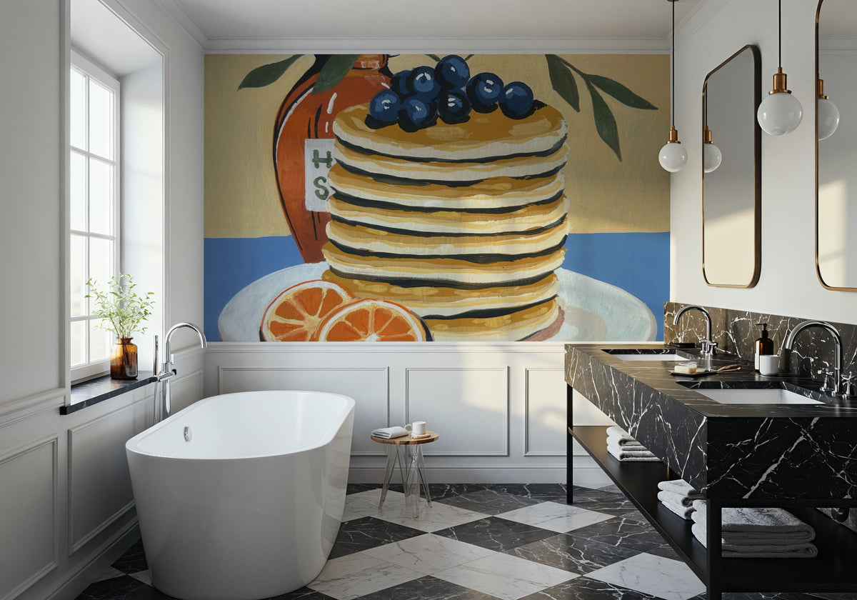Pancake Day Mural Wallpaper - room preview 05