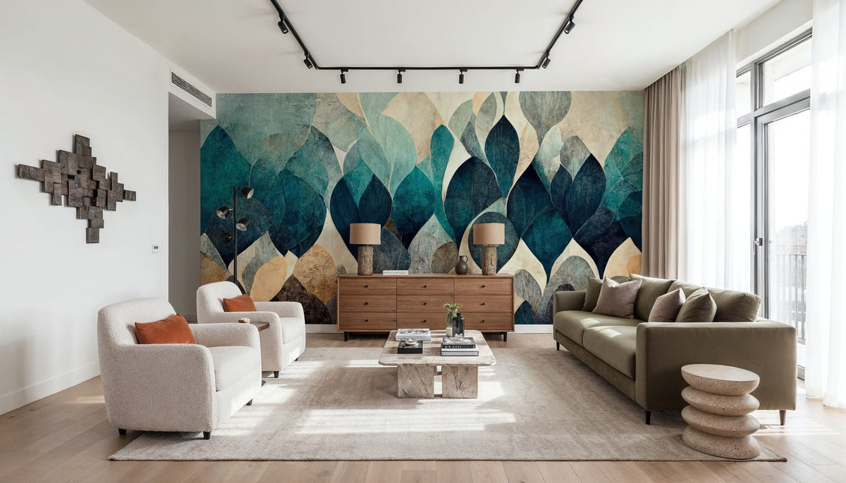 Dry Leaves Mural Wallpaper - room preview 05