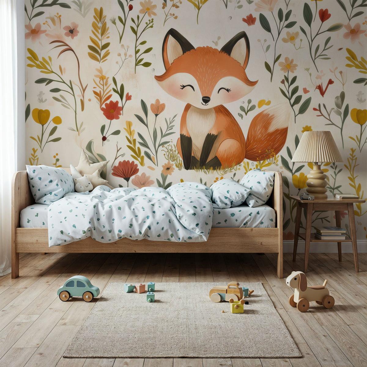 Pretty Fox Mural Wallpaper - room preview 05
