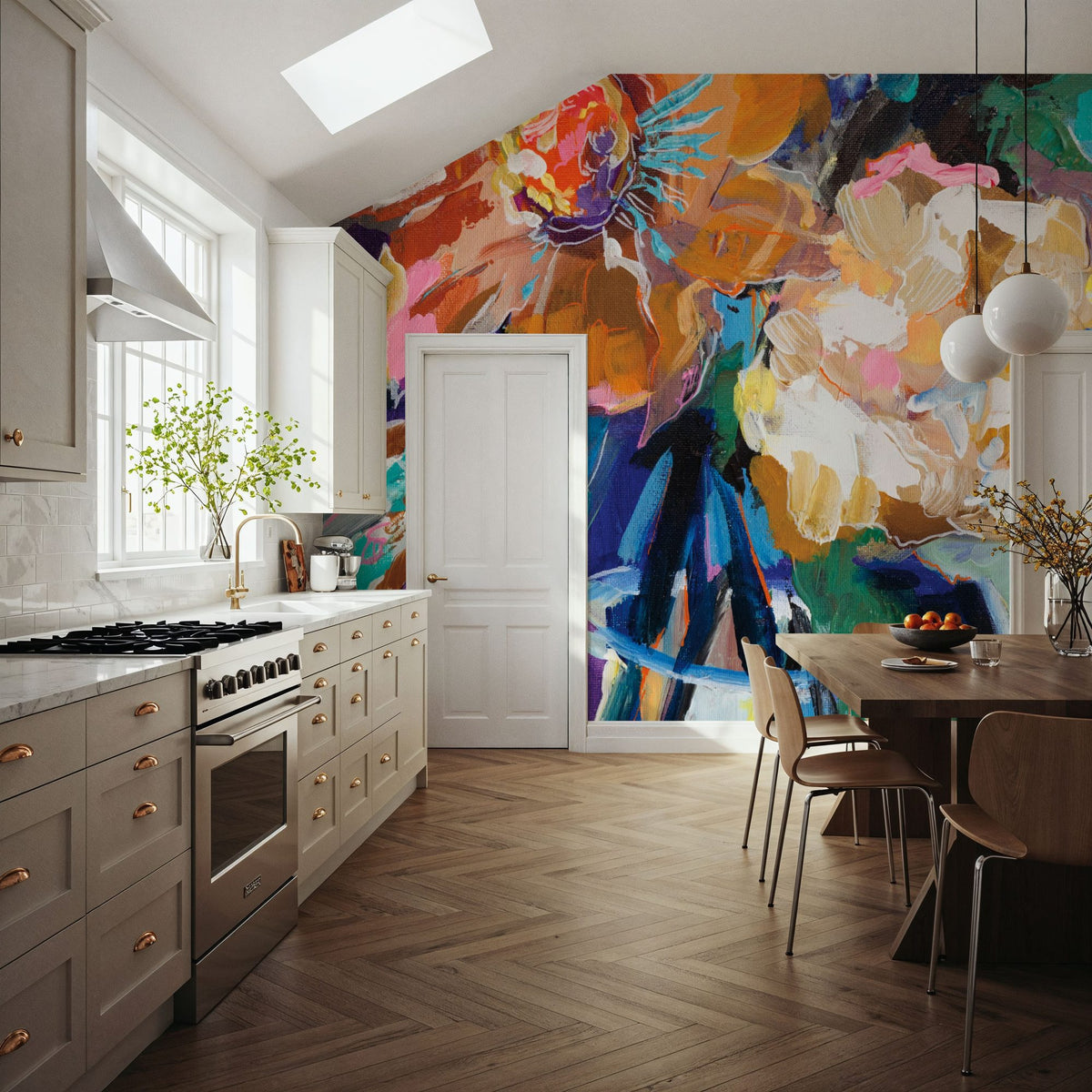 Vivid Fall Mural Wallpaper - room preview 05