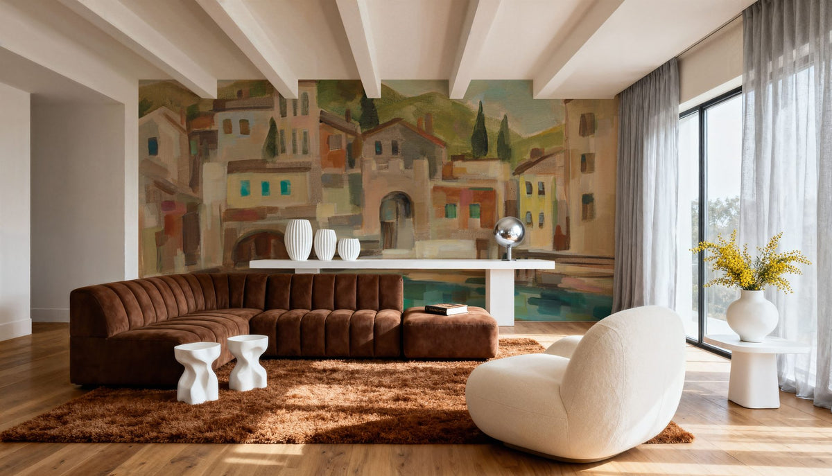 Italian Bay Mural Wallpaper - room preview 05