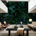 Magic Leaves Wall Mural Wallpaper - room preview 05