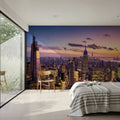 Manhattan Skyline Sunset Mural Wallpaper - room preview 05