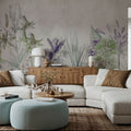 Field of Dreams Deep Purple Mural Wallpaper - room preview 05