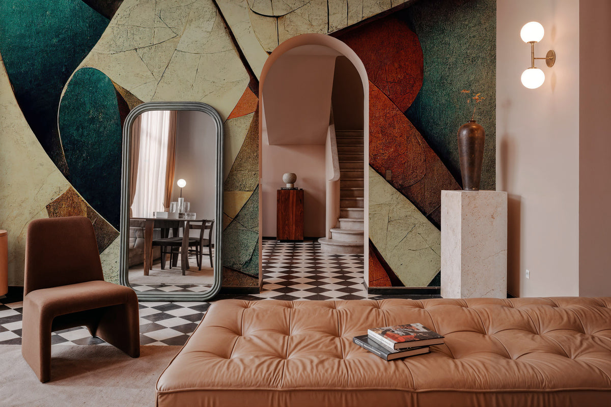 Abstract Textures Mural Wallpaper - room preview 05