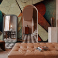 Abstract Textures Mural Wallpaper - room preview 05