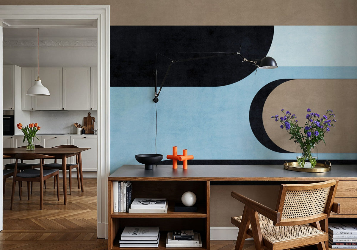 Modern Elements, Sand & Sky Mural Wallpaper - room preview 05