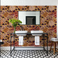 Vintage Floral Arches Mural Wallpaper - room preview 05