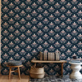 Heritage Blooms Mural Wallpaper - room preview 05