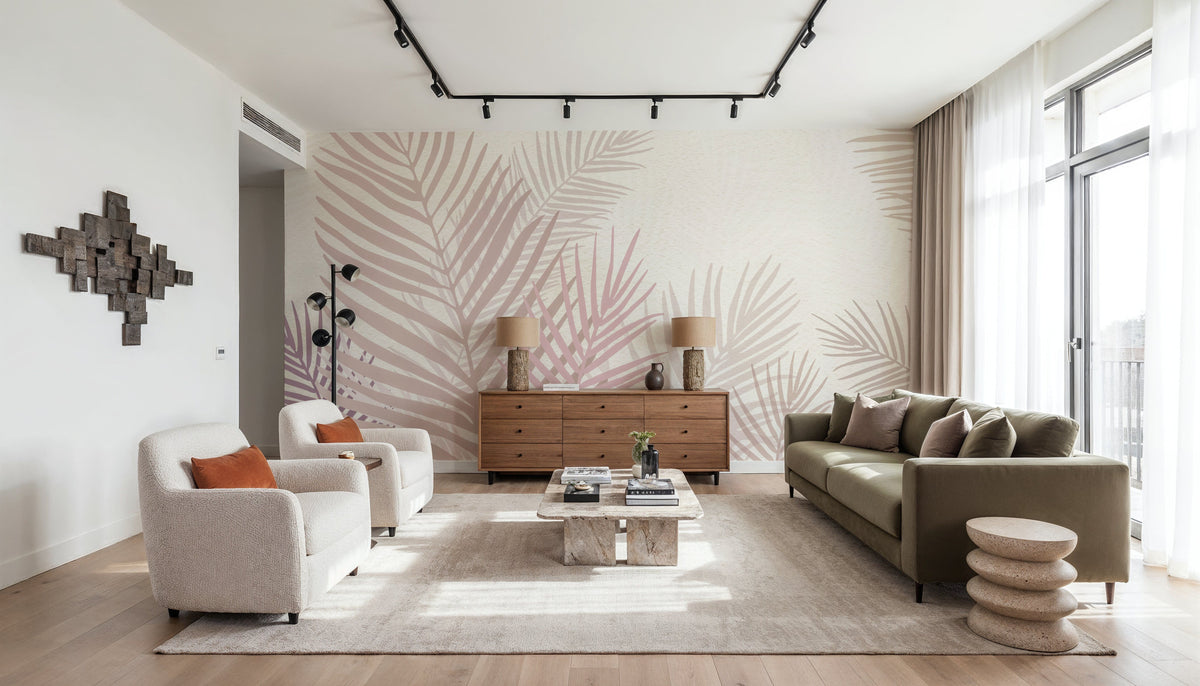 Olive Art Mural Wallpaper - room preview 05