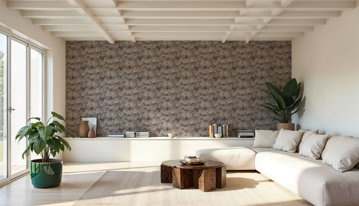 Fruit Tree Bower, Purple Mural Wallpaper - room preview 05